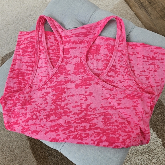 Pink Racerback Tank Top - Picture 2 of 5